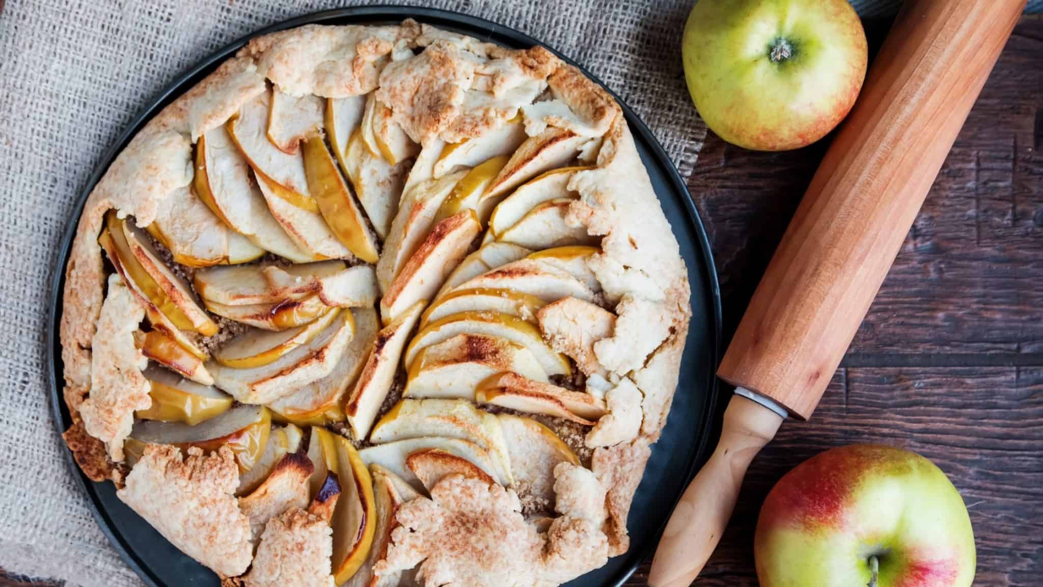 Low Carb Apfelkuchen ohne Mehl